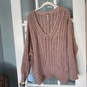 Free People - chunky knit sweater